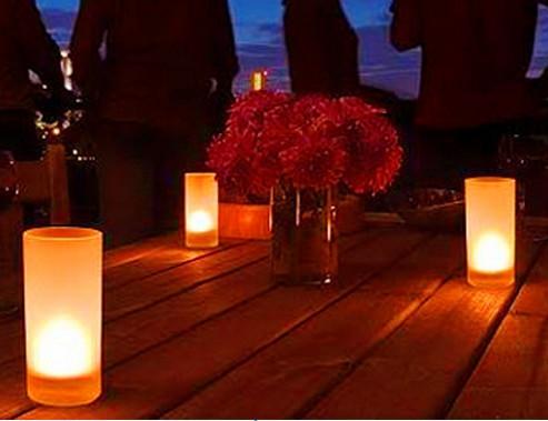 Led Flameless Candle Pack de 12 rechargeables