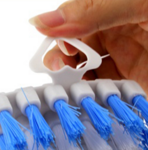 2 x Flexible Thick Hair Cleaner Brushes-Home-Shoppy