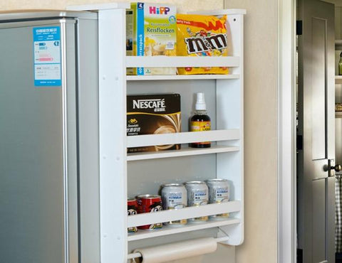 3 Level Fridge Wooden Hanging Storage Rack-Kitchen-Shoppy