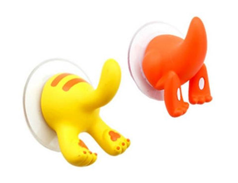 6-Piece Animal Suction Hooks-Home-Shoppy