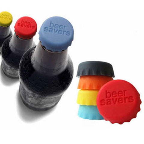 6 x Beer Savers Bottle Caps-Kitchen-Shoppy