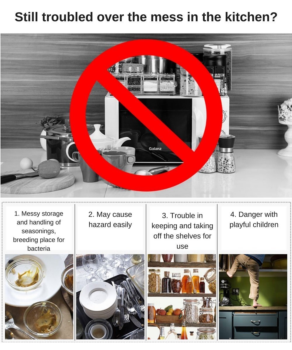 Adjustable Kitchen Rack with 2 Level | Shoppy