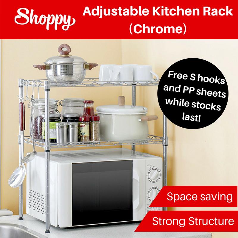 Adjustable Kitchen Rack with 2 Level | Shoppy