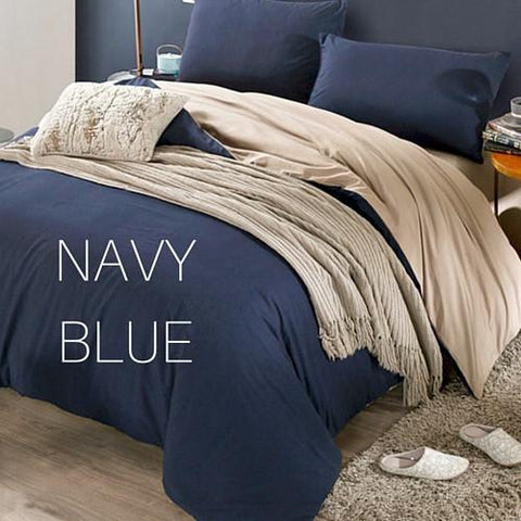 Basic Quilt Cover Bedsheet Set-Home-Shoppy