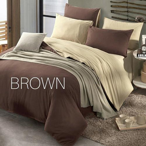 Basic Quilt Cover Bedsheet Set-Home-Shoppy