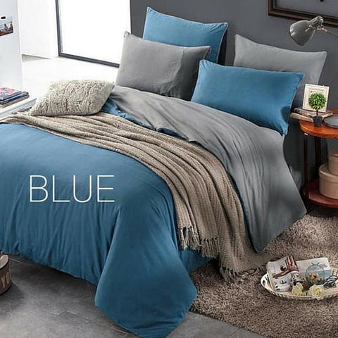 Basic Quilt Cover Bedsheet Set-Home-Shoppy