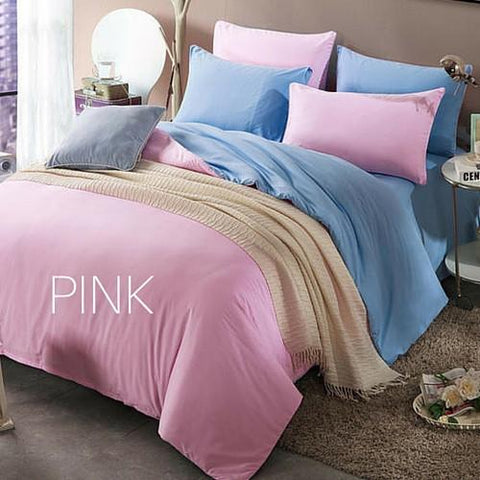 Basic Quilt Cover Bedsheet Set-Home-Shoppy