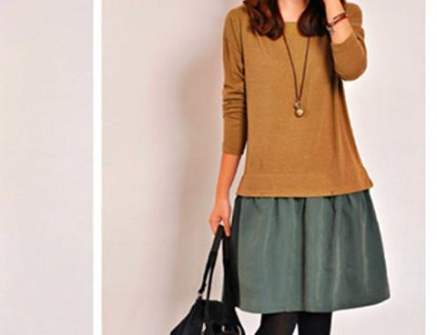 Colourblock Dress-Fashion-Shoppy