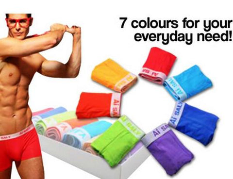 Daily Boxer Briefs (Set of 7)-Fashion-Shoppy