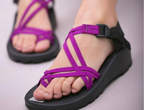 Double Lines Sandal-Fashion-Shoppy