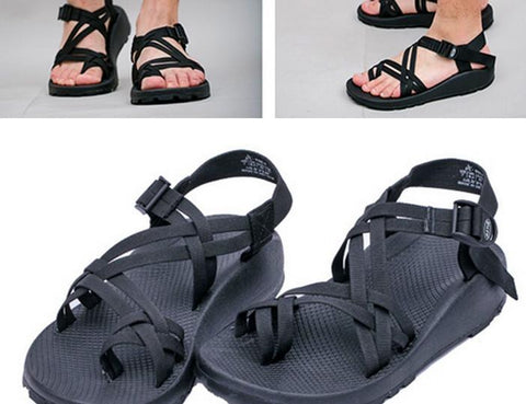 Double Lines Sandal-Fashion-Shoppy