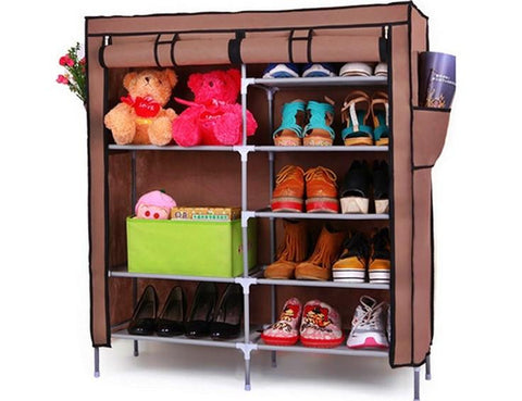 Double Tier Shoe Rack-Health-Shoppy