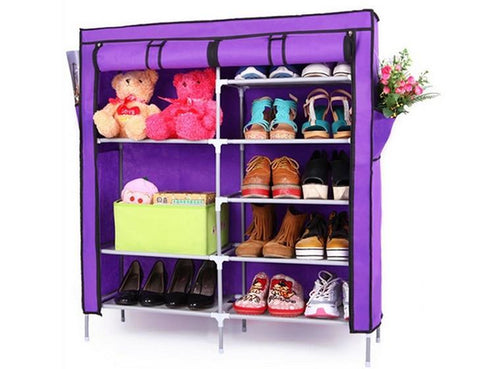 Double Tier Shoe Rack-Health-Shoppy