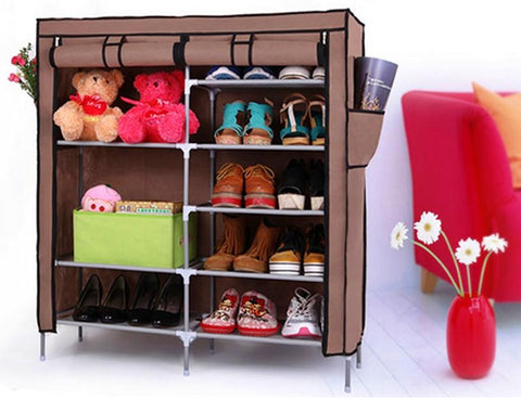 Double Tier Shoe Rack-Health-Shoppy