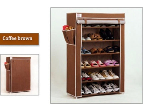 Dust Cover Shoe Rack-Home-Shoppy