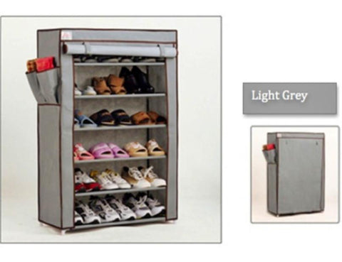 Dust Cover Shoe Rack-Home-Shoppy