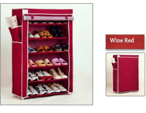 Dust Cover Shoe Rack-Home-Shoppy