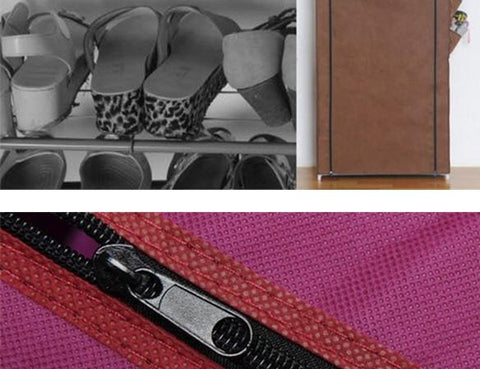 Dust Cover Shoe Rack-Home-Shoppy