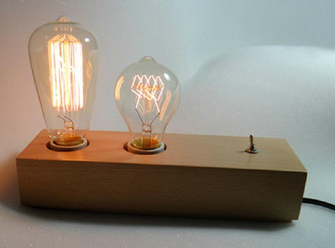 Father And Son Edison Desk Lamp-Desk Lamps-Shoppy