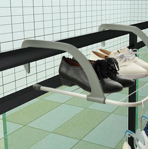 Foldable Clothes Drying Rack with Hook-Home-Shoppy