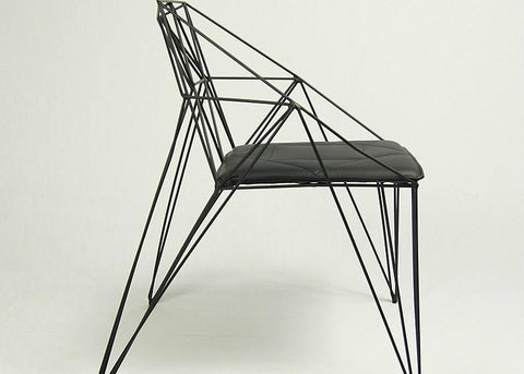 Geometric Accordian Chair-Accent Chair-Shoppy