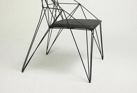 Geometric Accordian Chair-Accent Chair-Shoppy
