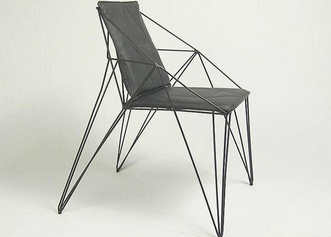 Geometric Accordian Chair-Accent Chair-Shoppy