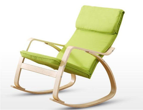 Green Arvika Rocking Chair-Living Room/Lounge Chair-Shoppy