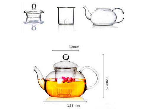 Handmade Glass Tea Set-Home-Shoppy