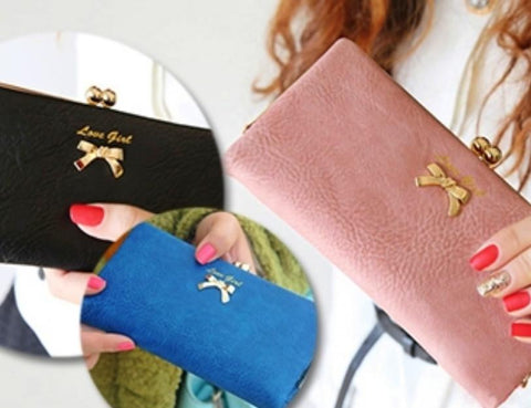 Love Girl Long Svelte Wallet-Fashion-Shoppy