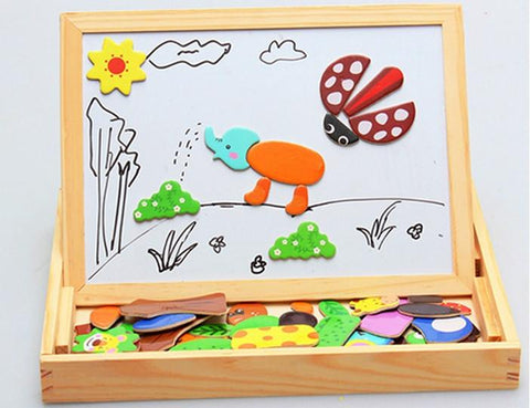 Magnetic & Chalk Playing Board-Toys-Shoppy