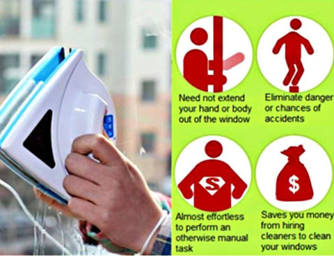 Magnetic Glass Window Cleaner-Home-Shoppy