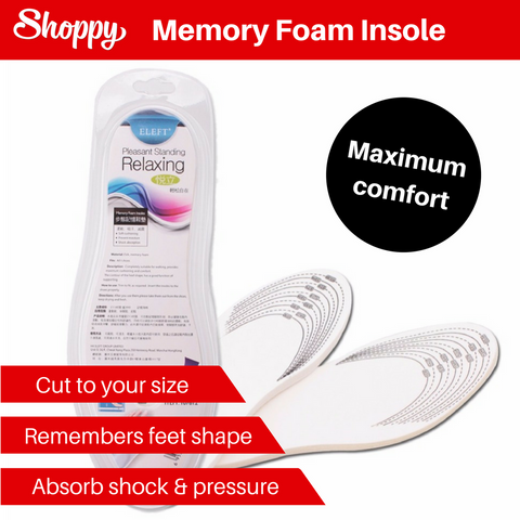 Memory Foam Insoles (1 Pair)-Beauty-Shoppy