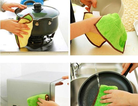 Microfiber Kitchen Cloth (6 Pieces)-Home-Shoppy