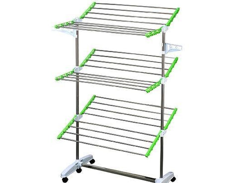 Mobile Foldable Laundry Rack-Home-Shoppy