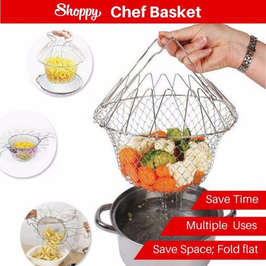 Multi Functional Folding Chef Basket Shoppy Multi Functional Folding Chef Basket Shoppy