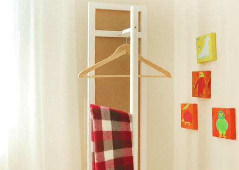 Rotatable Enkel Pine Mirror-Storage-Shoppy