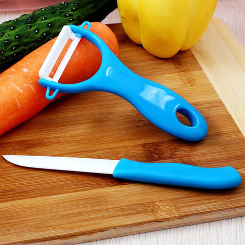 Safe Ceramic Knife set (2pcs)-Kitchen-Shoppy