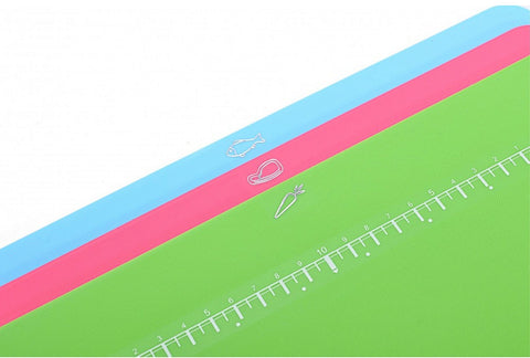 Shoppy 3-Coloured Chopping Board with Ruler-Shoppy