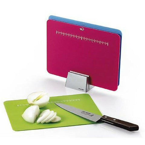 Shoppy 3-Coloured Chopping Board with Ruler-Shoppy