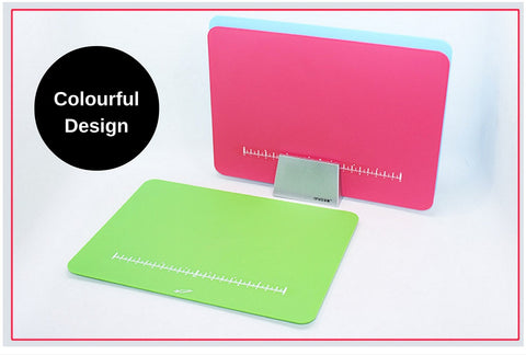 Shoppy 3-Coloured Chopping Board with Ruler-Shoppy