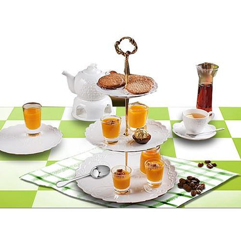 Shoppy 3-Tier European Ceramic Stand for cakes or fruit-Shoppy