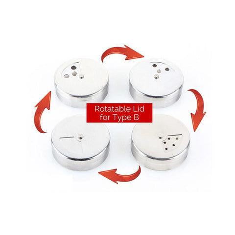 Shoppy 9 piece Glass Canister Spice Jar with 2 tier tray-Home-Shoppy