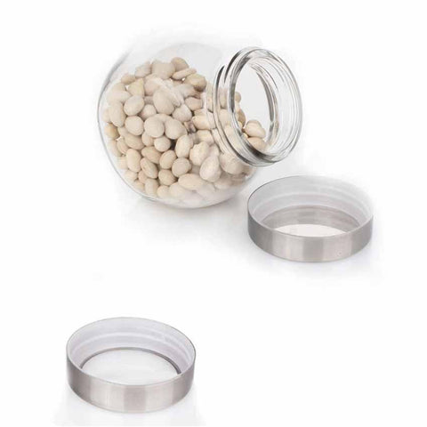 Shoppy 9 piece Glass Canister Spice Jar with 2 tier tray-Home-Shoppy