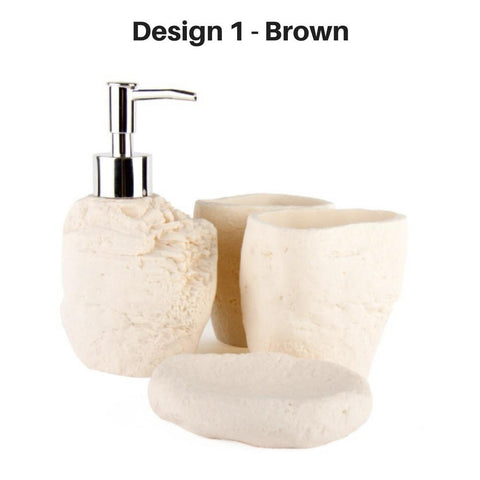 Shoppy Bathroom Soap Dispenser 4-Piece Set-Shoppy