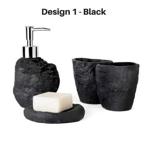 Shoppy Bathroom Soap Dispenser 4-Piece Set-Shoppy