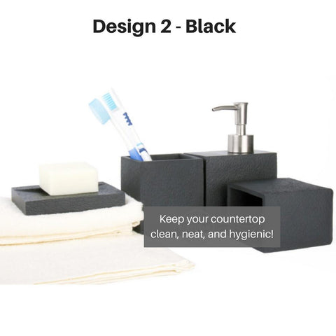 Shoppy Bathroom Soap Dispenser 4-Piece Set-Shoppy