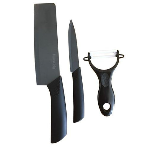 Shoppy Ceramica Knife Set with Holder-Shoppy