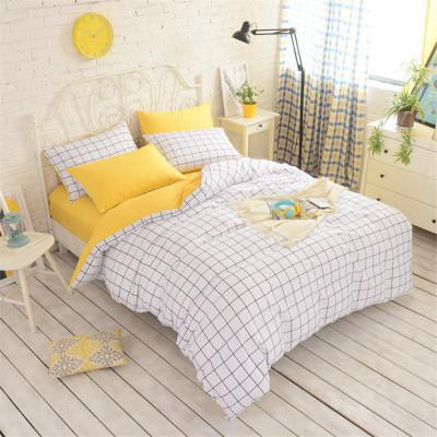Shoppy Gratella Bedsheet Set - Yellow-Shoppy
