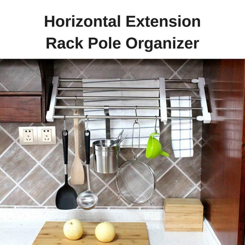 Shoppy Home Extension Pole Rack (75-120cm) 2pcs-Shoppy